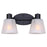 Canarm Luelle 2 Light 16" Vanity, Black