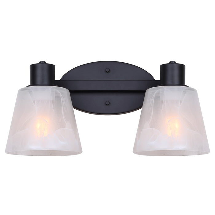Canarm Luelle 2 Light 16" Vanity, Black