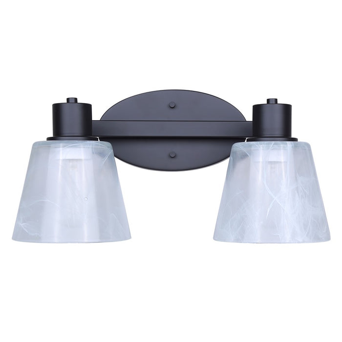 Canarm Luelle 2 Light 16" Vanity, Black