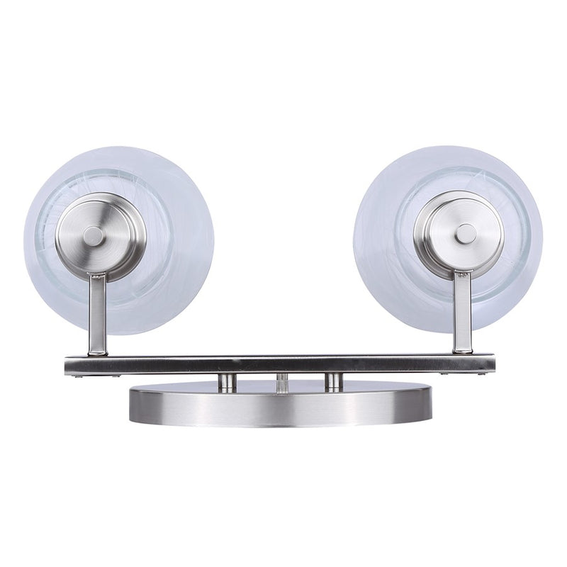 Canarm Luelle 2 Light Vanity, Brushed Nickel