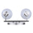 Canarm Luelle 2 Light Vanity, Brushed Nickel