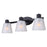 Canarm Luelle 3 Light 25" Vanity, Black
