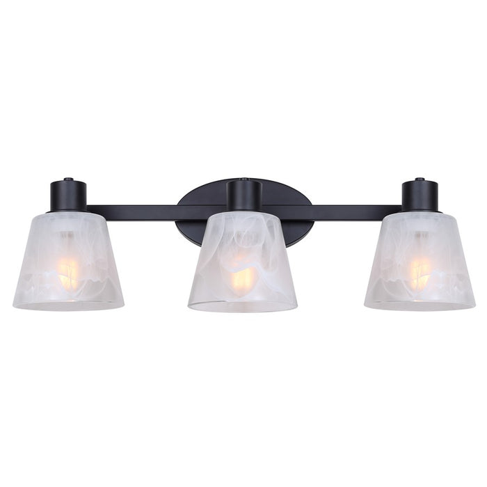 Canarm Luelle 3 Light 25" Vanity, Black