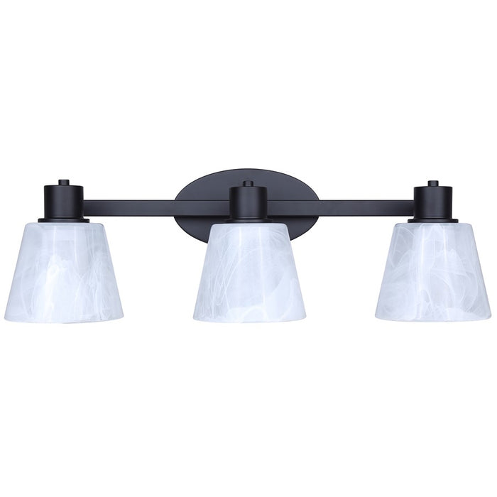 Canarm Luelle 3 Light 25" Vanity, Black