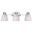 Canarm Luelle 3 Light 25" Vanity, Brushed Nickel