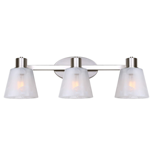 Canarm Luelle 3 Light 25" Vanity, Brushed Nickel
