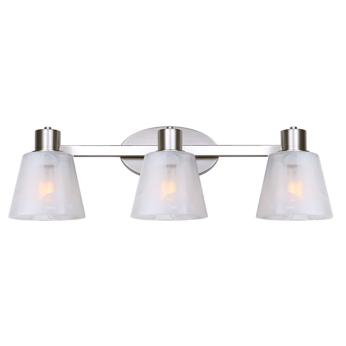 Canarm Luelle 3 Light 25" Vanity, Brushed Nickel