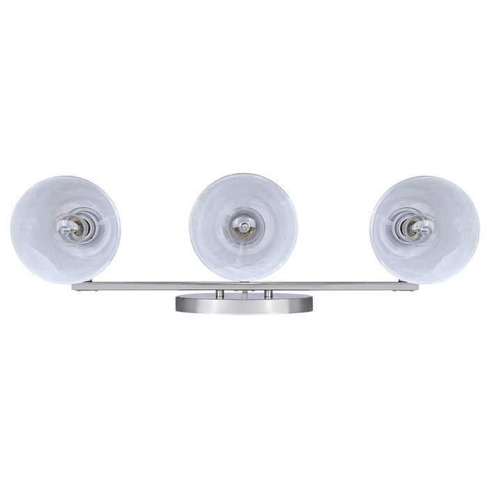 Canarm Luelle 3 Light 25" Vanity, Brushed Nickel