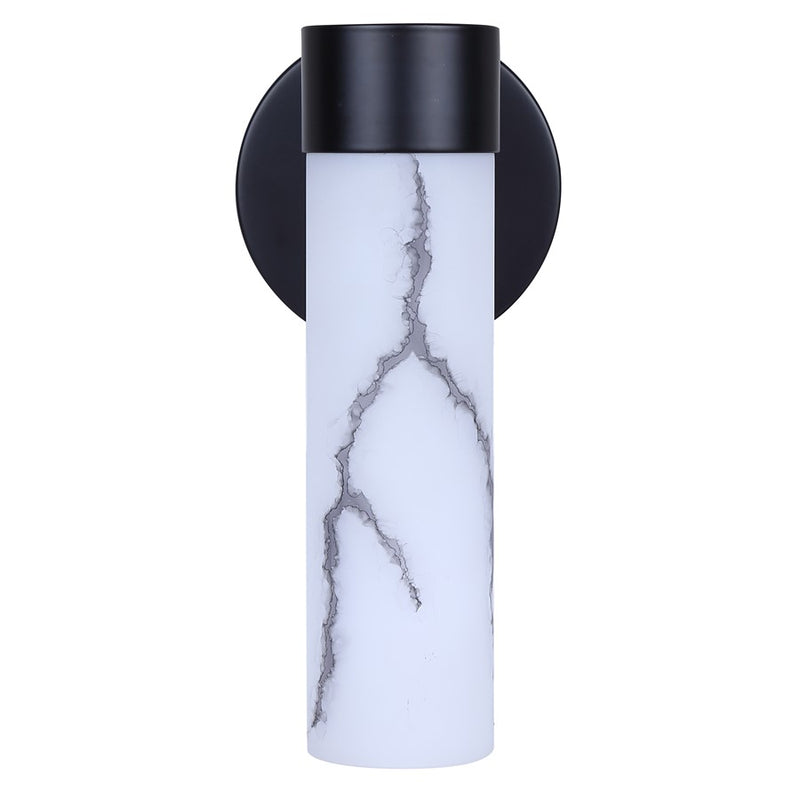 Canarm Kristella 1 Light 6" Sconce, Black