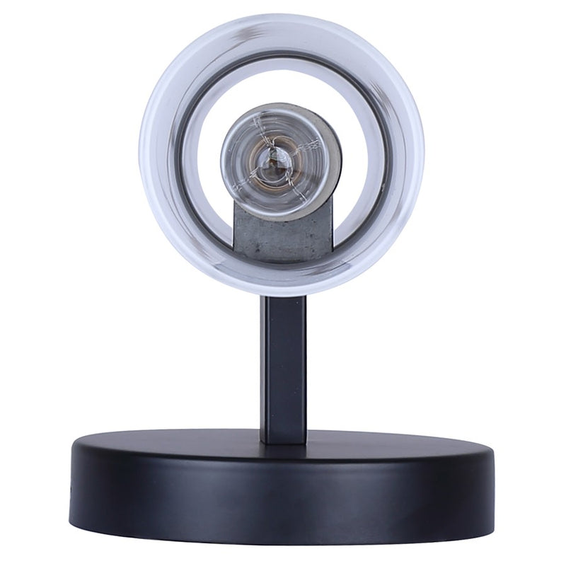 Canarm Kristella 2-Light 6in Wall Sconce | Matte Black and Grey Marble Glass | Bathroom & Hallway | 19.75in H | Model IVL1153A02BK