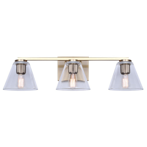 Canarm Berklie 3 Light 25.5" Vanity, Gold