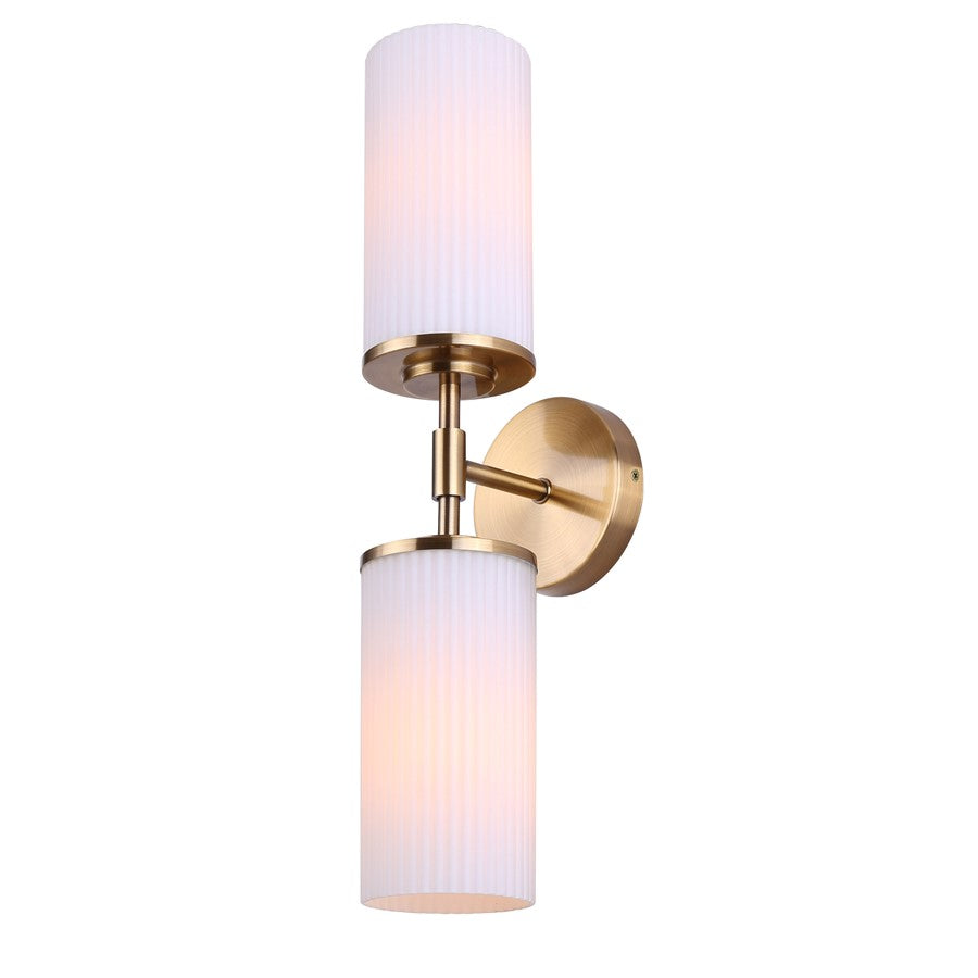 Canarm Kinslea 2 Light 6" Vanity, Gold - IVL1165A02GD