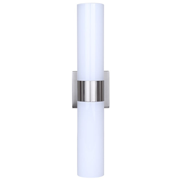 Canarm Maxine 2 Light 4.75" Wall Light, Brushed Nickel