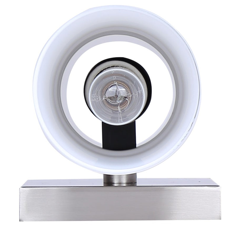 Canarm Maxine 2 Light 4.75" Wall Light, Brushed Nickel