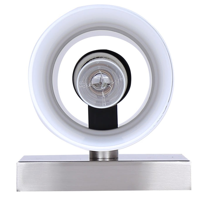 Canarm Maxine 2 Light 4.75" Wall Light, Brushed Nickel