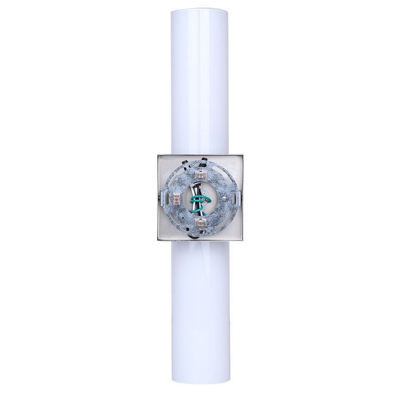 Canarm Maxine 20in 2-Light Vanity Wall Light | Modern Brushed Nickel and Opal Glass | Bathroom & Powder Room | 4.5 x 4.75 x 20 in | Model IVL1167A02BN