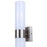 Canarm Maxine 2 Light 4.75" Wall Light, Brushed Nickel