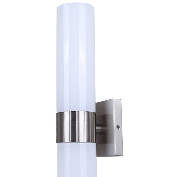 Canarm Maxine 2 Light 4.75" Wall Light, Brushed Nickel