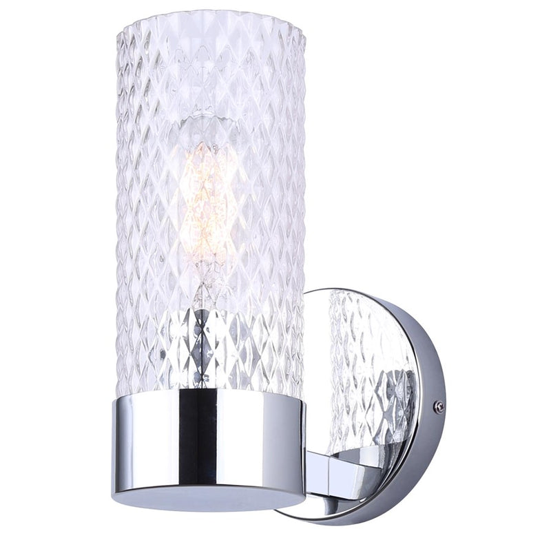 Canarm Eden 1 Light 6.88" Sconce, Chrome