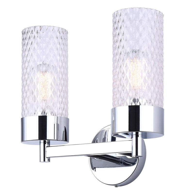 Canarm Eden 2 Light 12.88" Vanity, Chrome