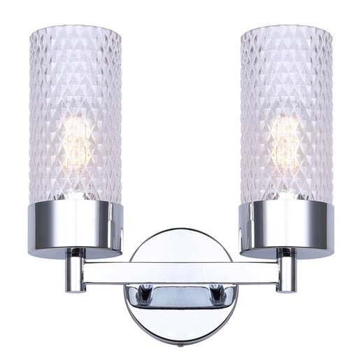 Canarm Eden 2 Light 12.88" Vanity, Chrome