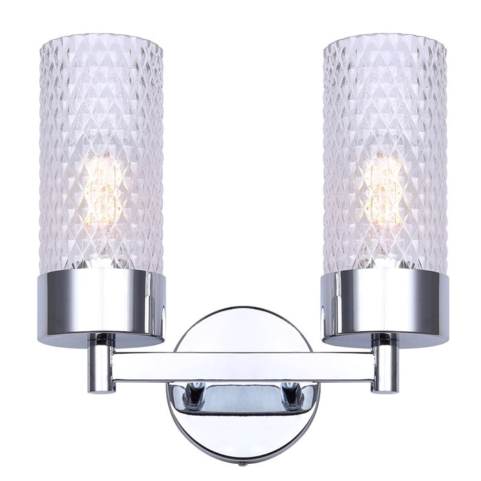 Canarm Eden 2 Light 12.88" Vanity, Chrome