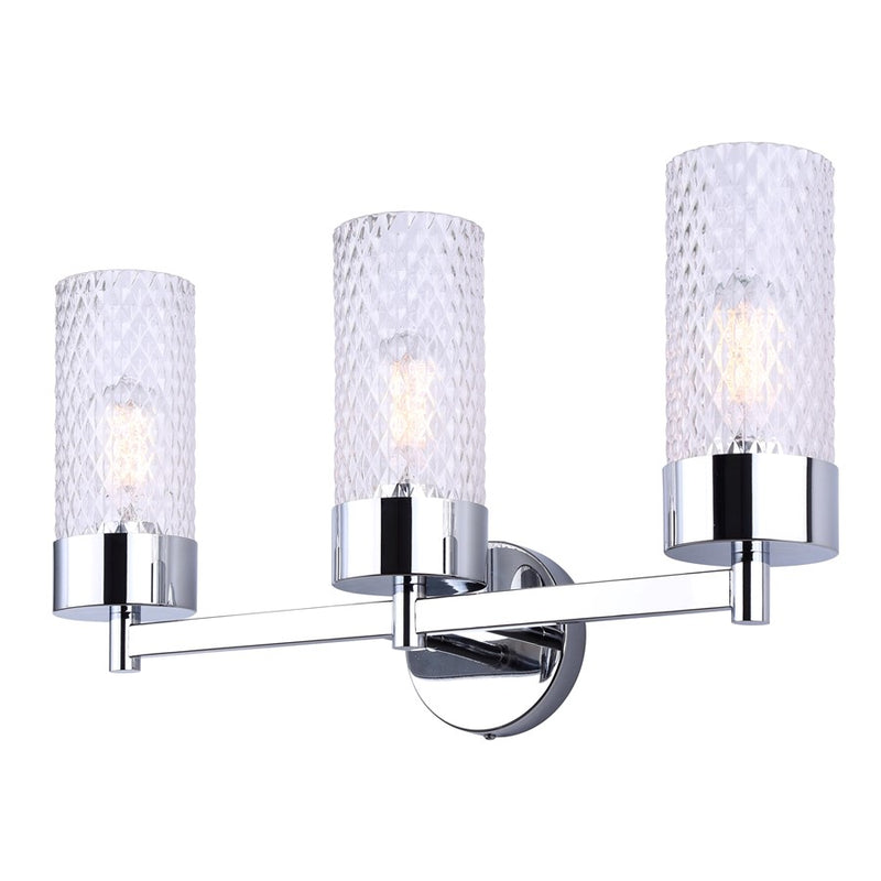 Canarm Eden 3 Light 23.25" Vanity, Chrome