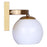Canarm Monroe 1 Light 8.25" Sconce, Gold/Opal