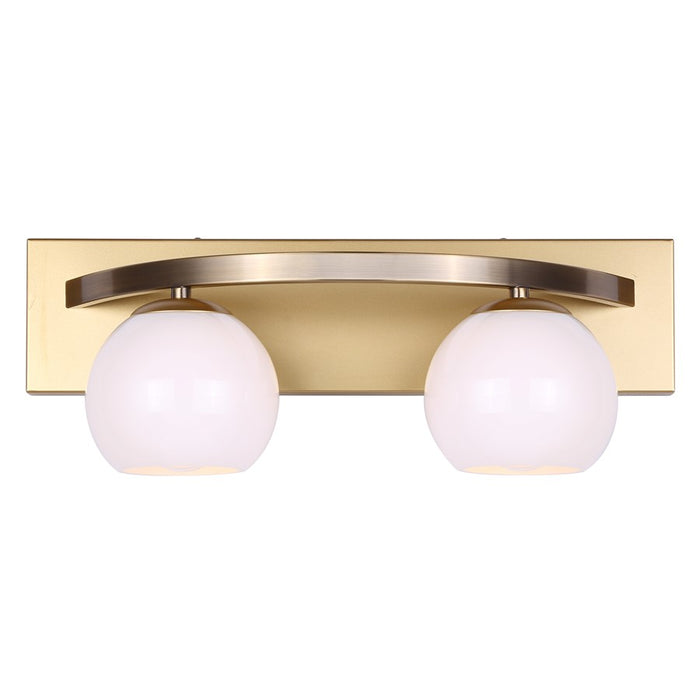 Canarm Monroe 2 Light 18" Vanity, Gold
