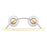 Canarm Monroe 2 Light 18" Vanity, Gold