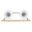 Canarm Monroe 2 Light 18" Vanity, Gold