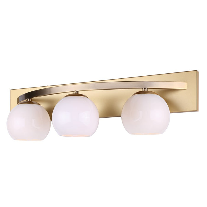 Canarm Monroe 3 Light 24" Vanity, Gold
