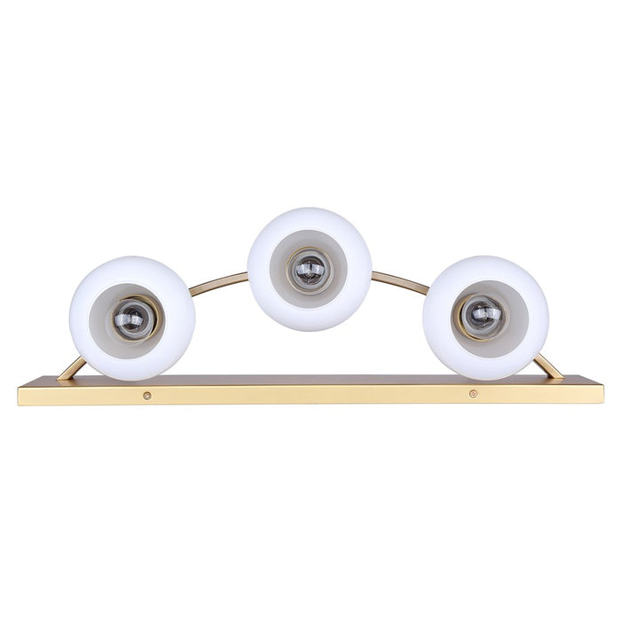 Canarm Monroe 3 Light 24" Vanity, Gold