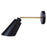 Canarm Rame 1 Light 11.66" Vanity, Matte Black/Gold