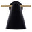 Canarm Rame 3 Light 23" Vanity, Matte Black/Gold