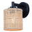 Canarm Meadow 1 Light 7.5" Vanity, Black