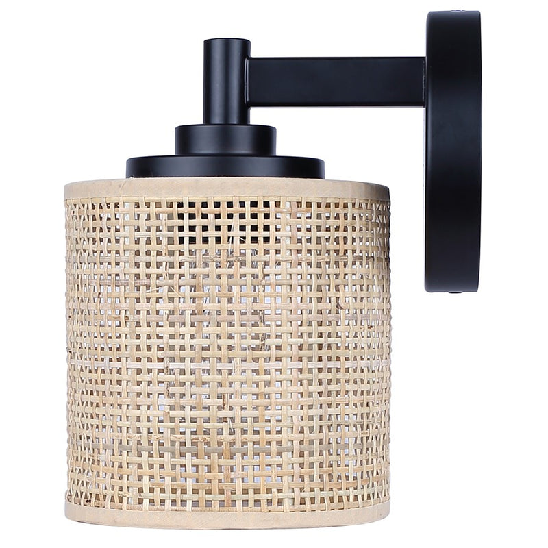 Canarm Meadow 1 Light 7.5" Vanity, Black