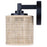 Canarm Meadow 1 Light 7.5" Vanity, Black