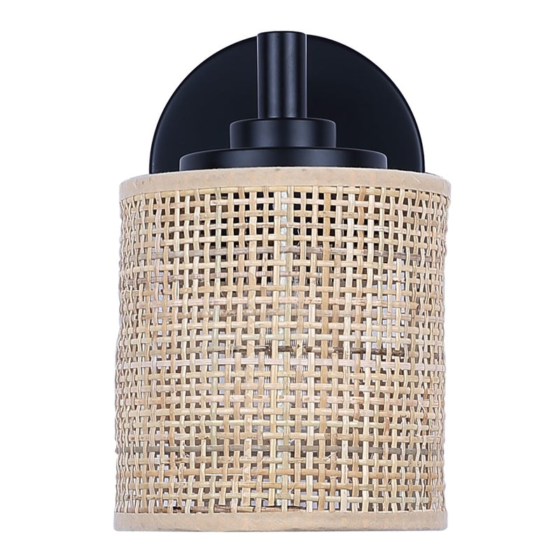 Canarm Meadow 1 Light 7.5" Vanity, Black