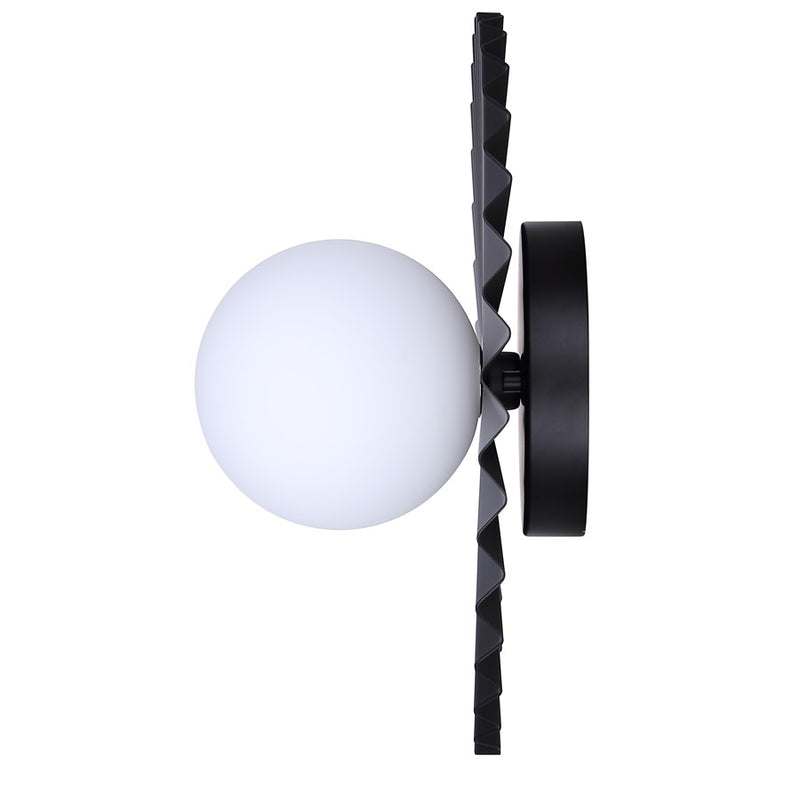 Canarm Payton 1 Light 12" Vanity, Black