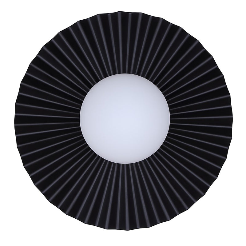 Canarm Payton 12in 1-Light Vanity Light | Matte Black and Opal Glass | Bathroom Vanity & Wall Sconce | 12 x 6.75 x 12 in | Model IVL1210A01BK9
