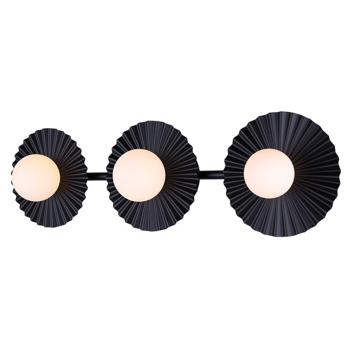 Canarm Payton 3 Light 28.5" Vanity, Black - IVL1210A03BK9