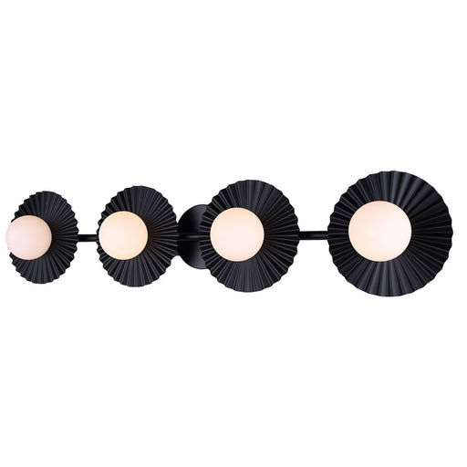 Canarm Payton 4 Light 38.75" Vanity, Black - IVL1210A04BK9