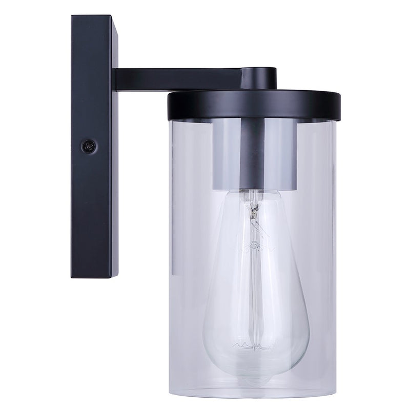 Canarm Britton 1 Light Vanity, Matte Black