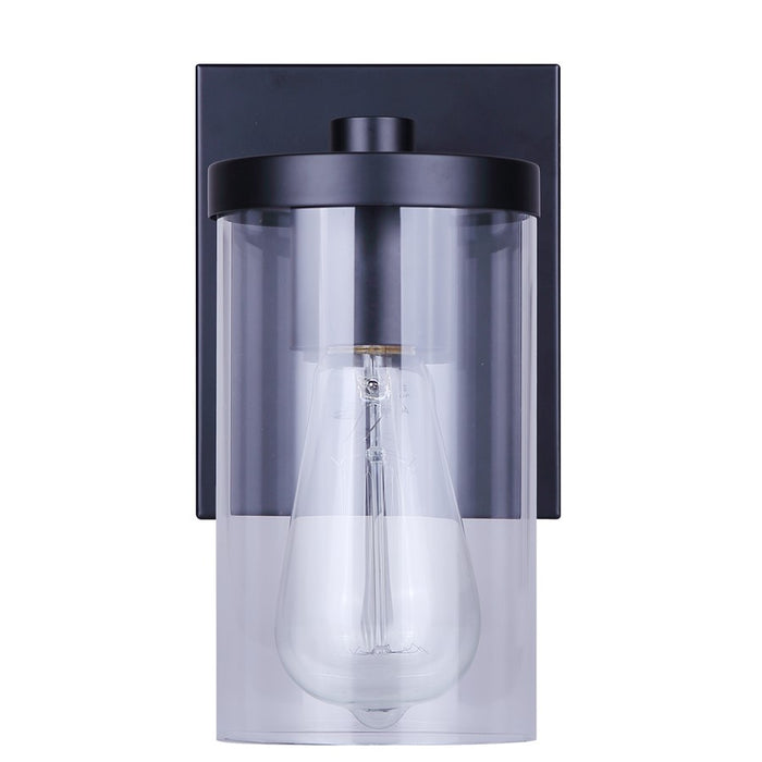 Canarm Britton 1 Light Vanity, Matte Black