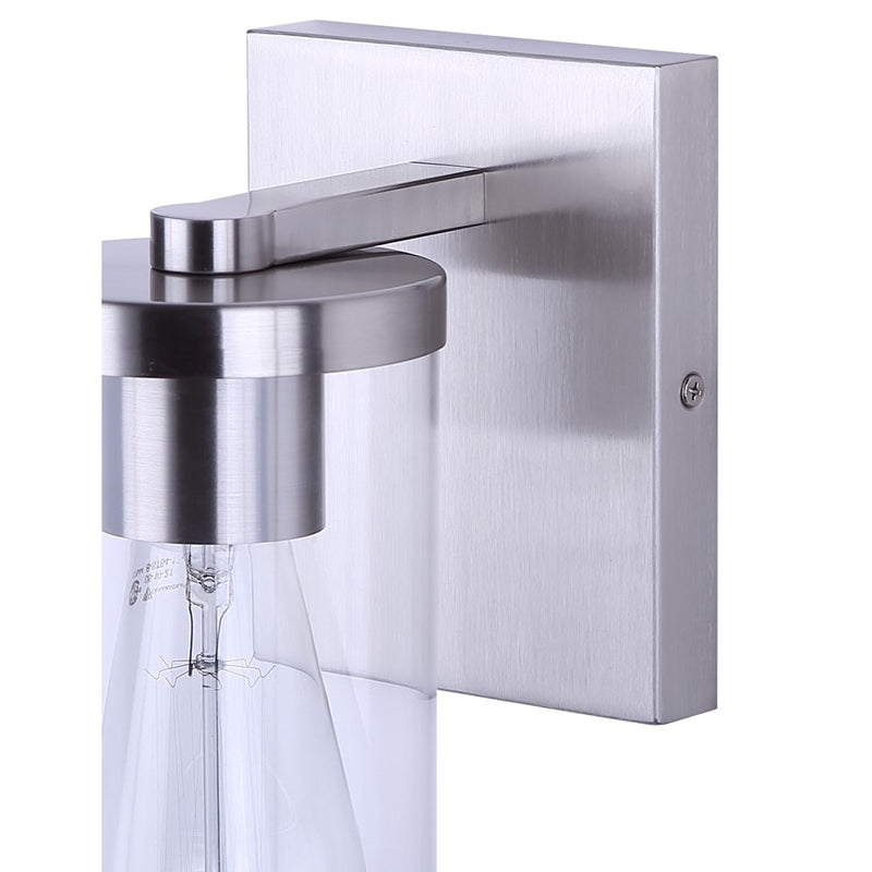 Canarm Britton 1 Light Vanity, Brushed Nickel