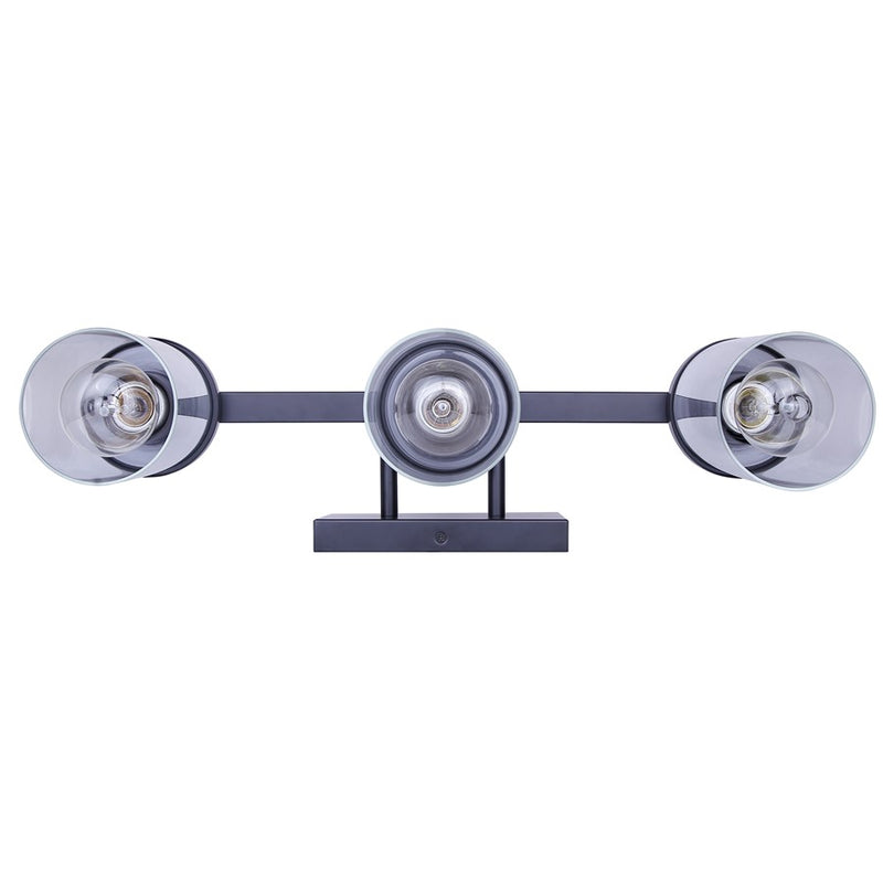 Canarm Britton 3 Light Vanity, Matte Black