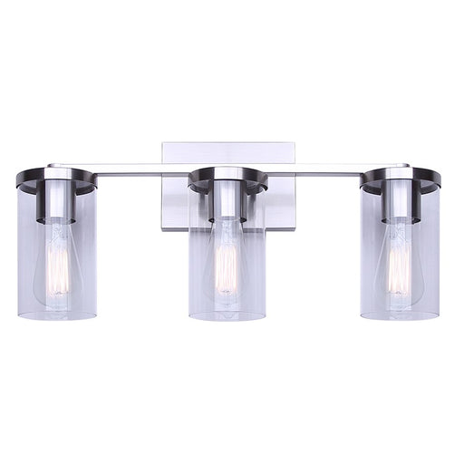 Canarm Britton 3 Light Vanity, Brushed Nickel