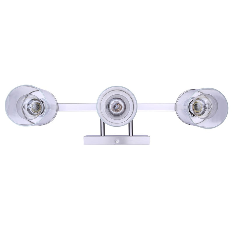 Canarm Britton 3 Light Vanity, Brushed Nickel