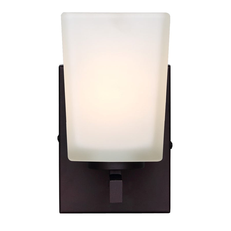 Canarm Hartley 1 Light 6" Vanity, Oil Rubbed Bronze